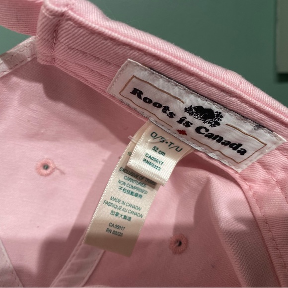 Roots pink baseball cap - Picture 3 of 4